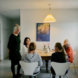 Medarbejdere og frivillige fra Kirkens Korshærs familiestøttende arbejde på Drejervej i København.